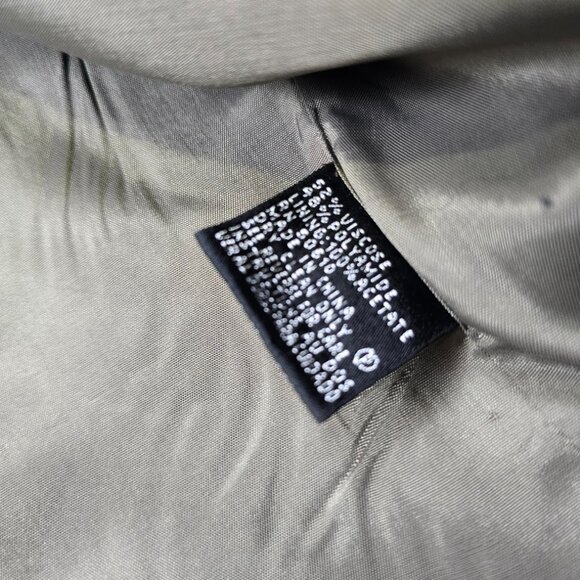 Albert Nipon Skirt Suit Set Womens 12 Sage Green Floral Blazer Textured Career - Picture 4 of 16